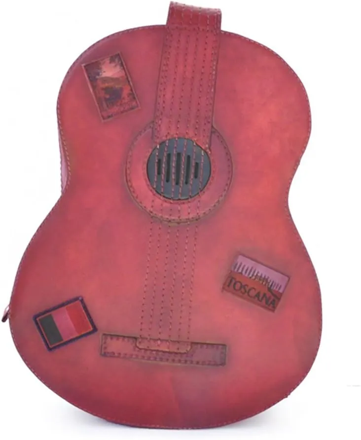 Pratesi Chitarra Backpack - B434 Bruce (Cherry)