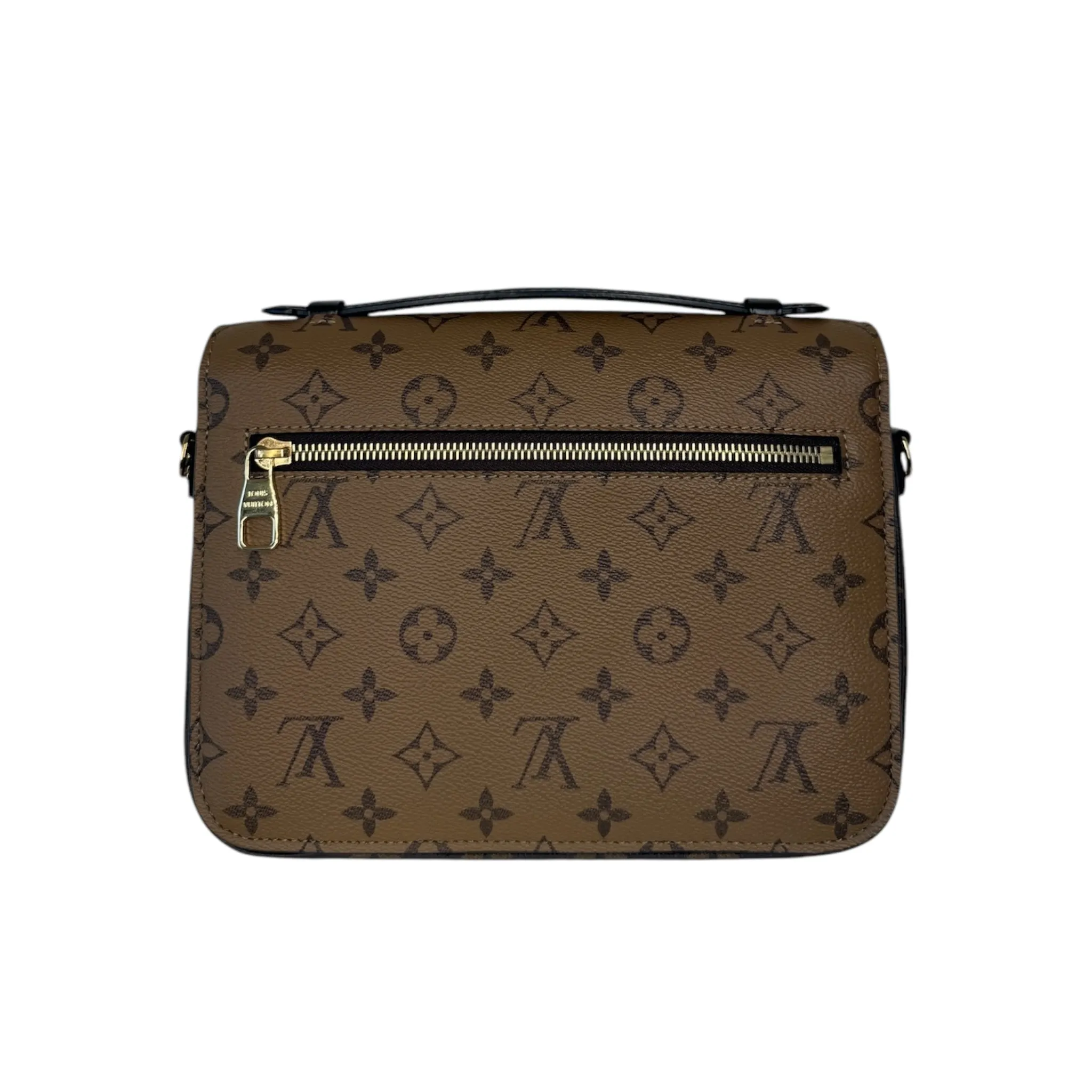 PRE-OWNED LV Reverse Monogram Pochette Metis Canvas Crossbody Bag