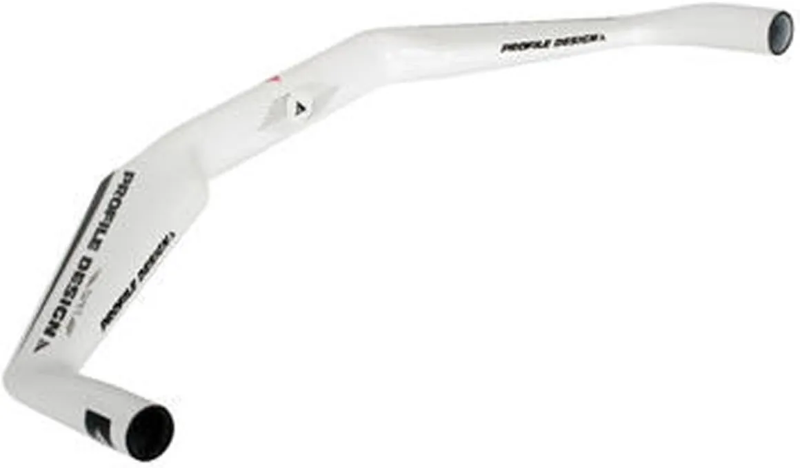 Profile Designs Svet R Carbon Time Trial Bicycle Aerobar Base Bar - White (White - 31.8 x 42)