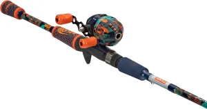 ProFISHiency: NERF® 5'6" Micro Spin Combo | Micro Spincast Reel w/ 4.1:1 Gear Ratio | Pre-Spooled w/ 6lb Abrasion Resistant Line