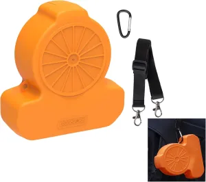 Protective Case with Lanyard Shock-proof Dust-proof Portable Carrying Case Plastic Travel Bag for DJI Flip Fly More Combo (ORANGE)