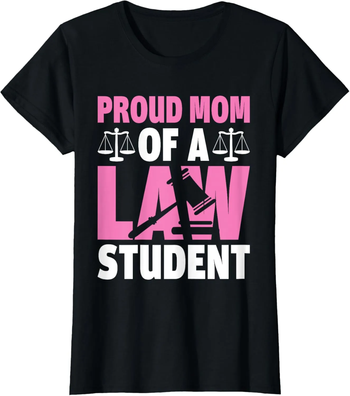 Proud mom of a law student young future lawyer T-Shirt