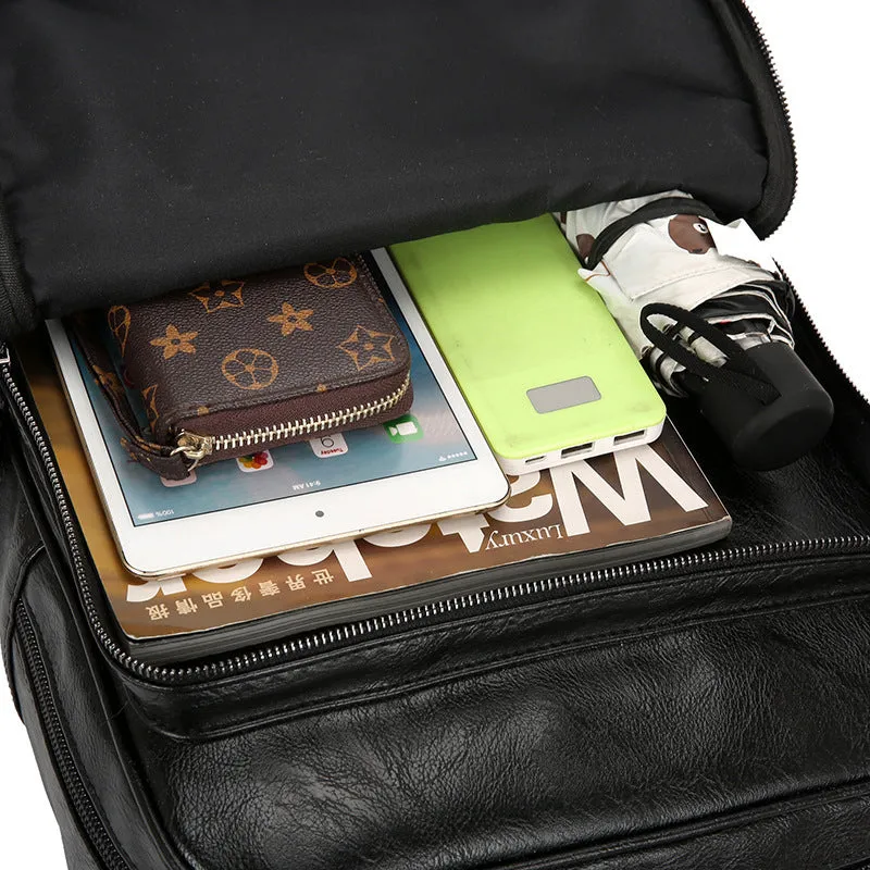 PU Leather Backpack