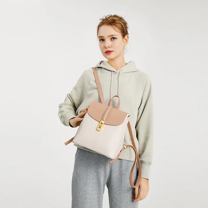 PU Leather Mini Backpack