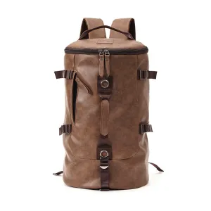 PU Leather Travel Backpack