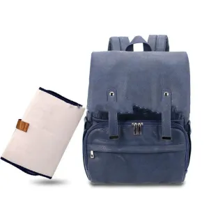 Pu Mommy Bag Amazon Double Shoulder Milk Bag Fashion Mother And Baby Backpack