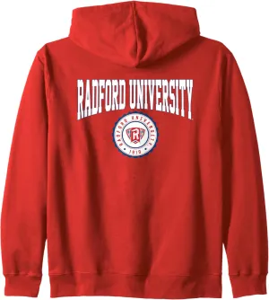 Radford University Highlanders Collegiate Seal Zip Hoodie