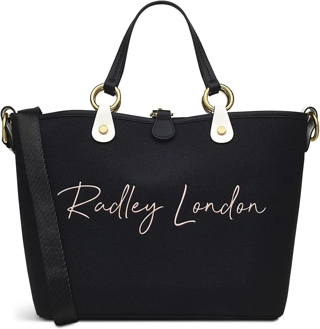 RADLEY London Addison Gardens Signature Responsible Women's Medium Recycled Canvas Open Top Satchel Bag