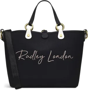 RADLEY London Addison Gardens Signature Responsible Women's Medium Recycled Canvas Open Top Satchel Bag
