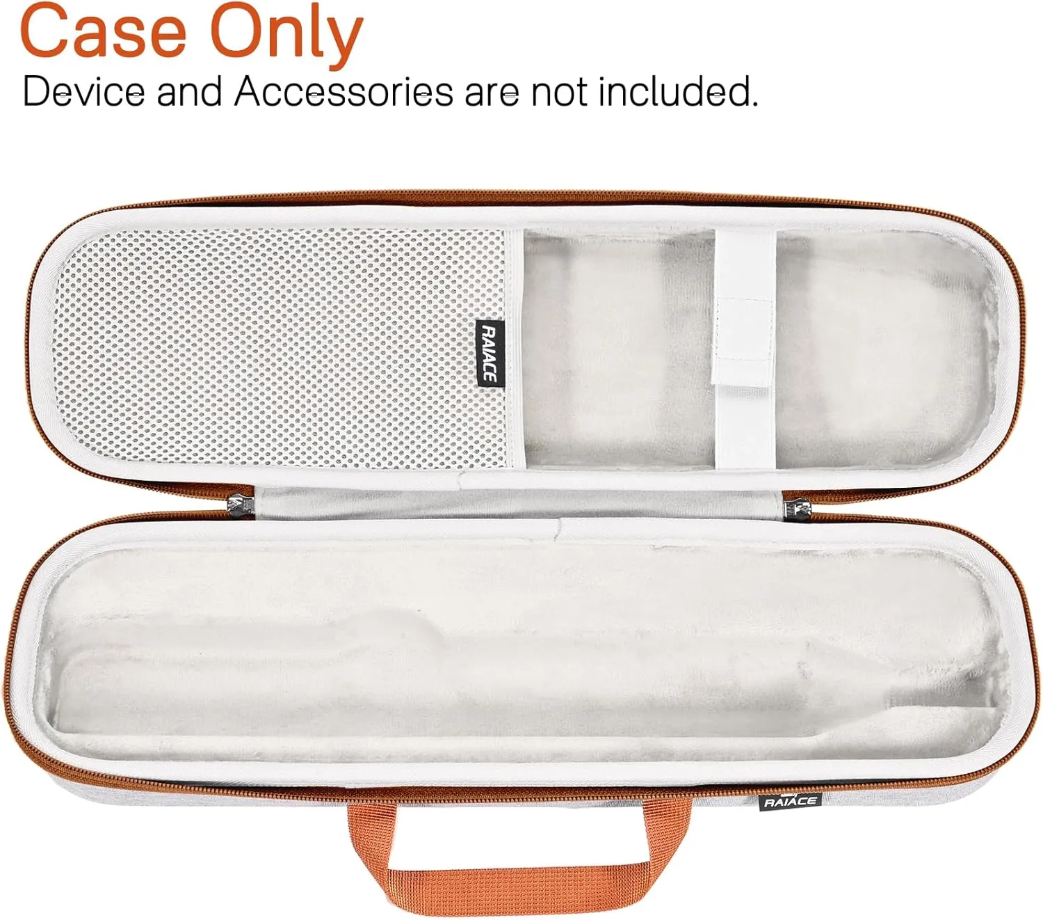 RAIACE Hard Carrying Case Compatible with Dyson airstrait Straightener, Travel Storage Bag. (for Sale is case only) - Gray