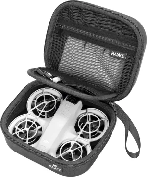 RAIACE Hard Storage Carrying Case Compatible with DJI Neo Mini Drone, Exclusive Space for Your Drone and it's Accessories. (Case Only) - Black
