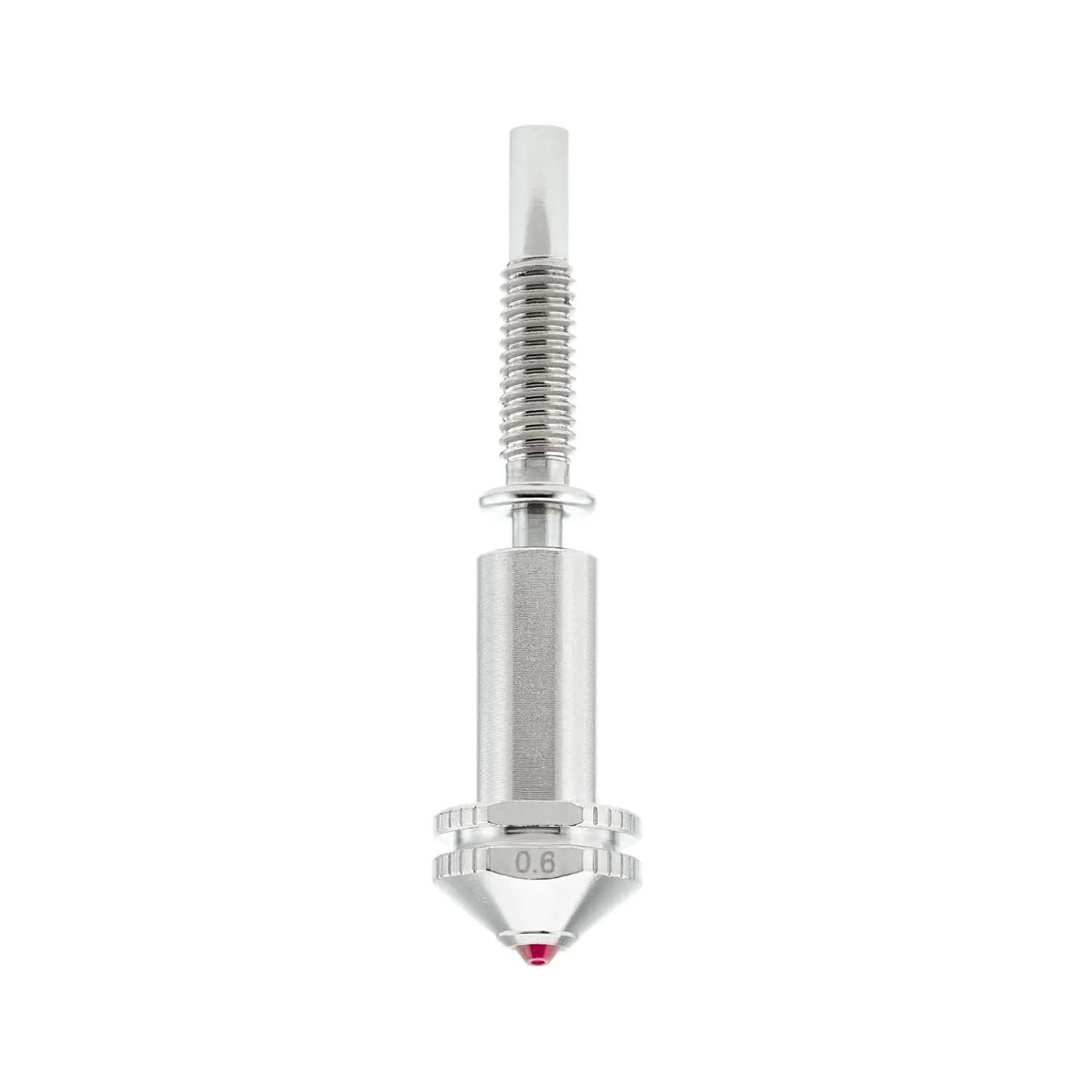 Rapid Change Ruby Nozzle 0.6mm for E3D Revo HotEnd, Hardened & Abrasion Resistant for Precision Additive Manufacturing