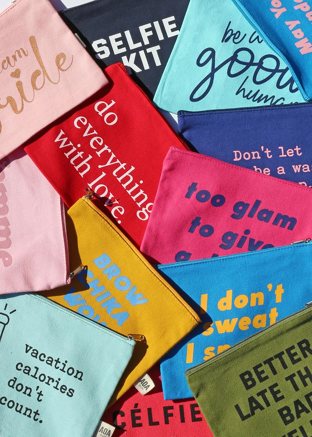 Re-Use Canvas Pouch - Everything Love