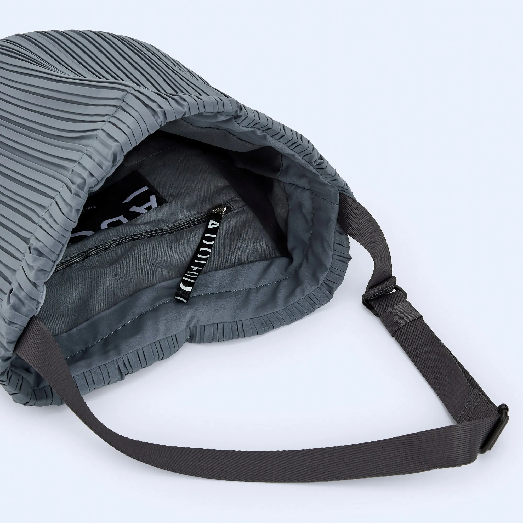 Recycled Crinkle Backpack - Light Grey
