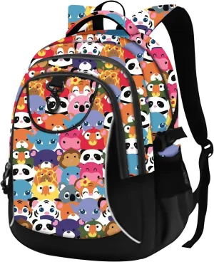 rickyh style School Backpack Travel Bag for Men & Women Lightweight College Back Pack with Laptop Compartmen (23DONGWU)