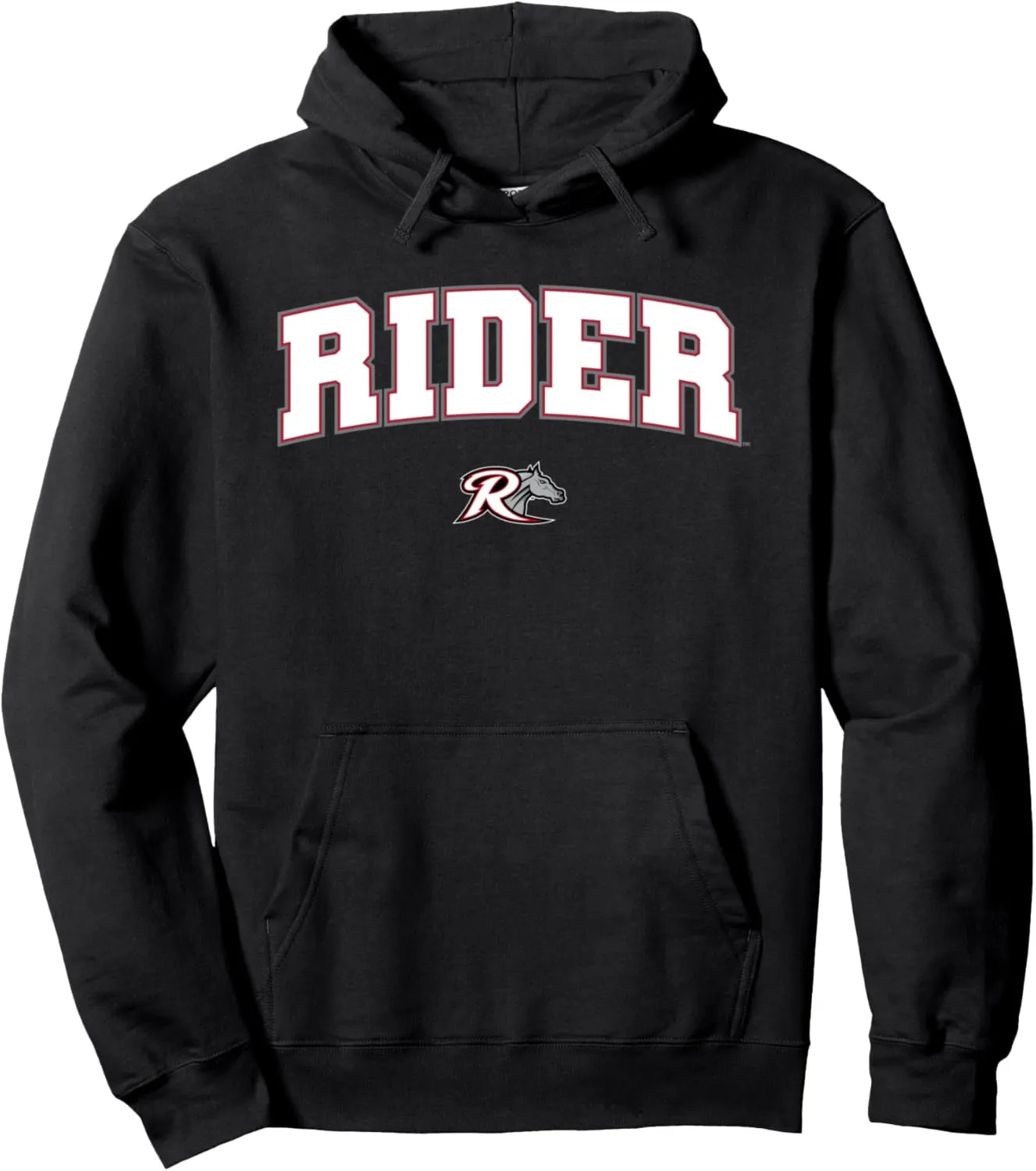 Rider University Broncs Arch Logo Pullover Hoodie