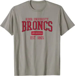 Rider University Broncs Est. Date T-Shirt