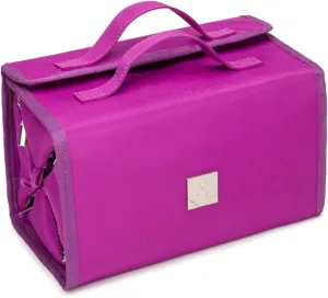 Roll Up Makeup Bag, Travel Toiletry Bag for Women with 4 Clear TSA Approved Pouches, Hanging Travel Organizer, Folding Cosmetic Bag for Men and Women