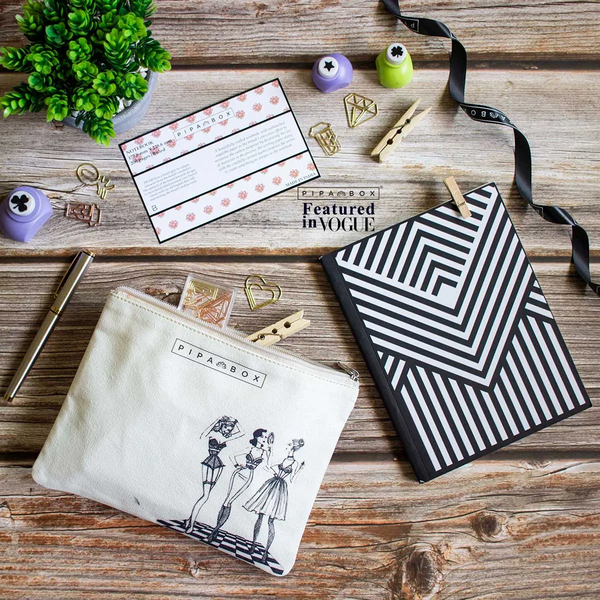Rouge a Levres - Canvas Pouch