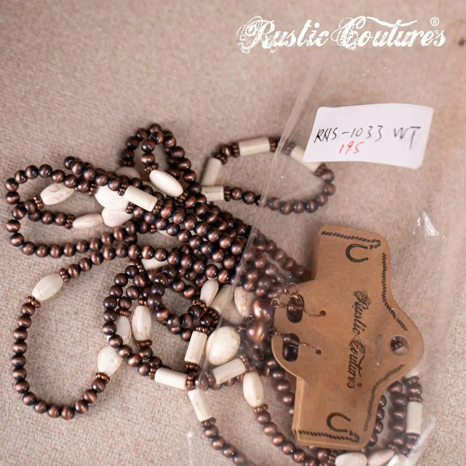 Rustic Couture's Western Turquoise Jewelry Set for Women Multi Layer Necklaces Navajo Cowgirl Beaded Neacklaces