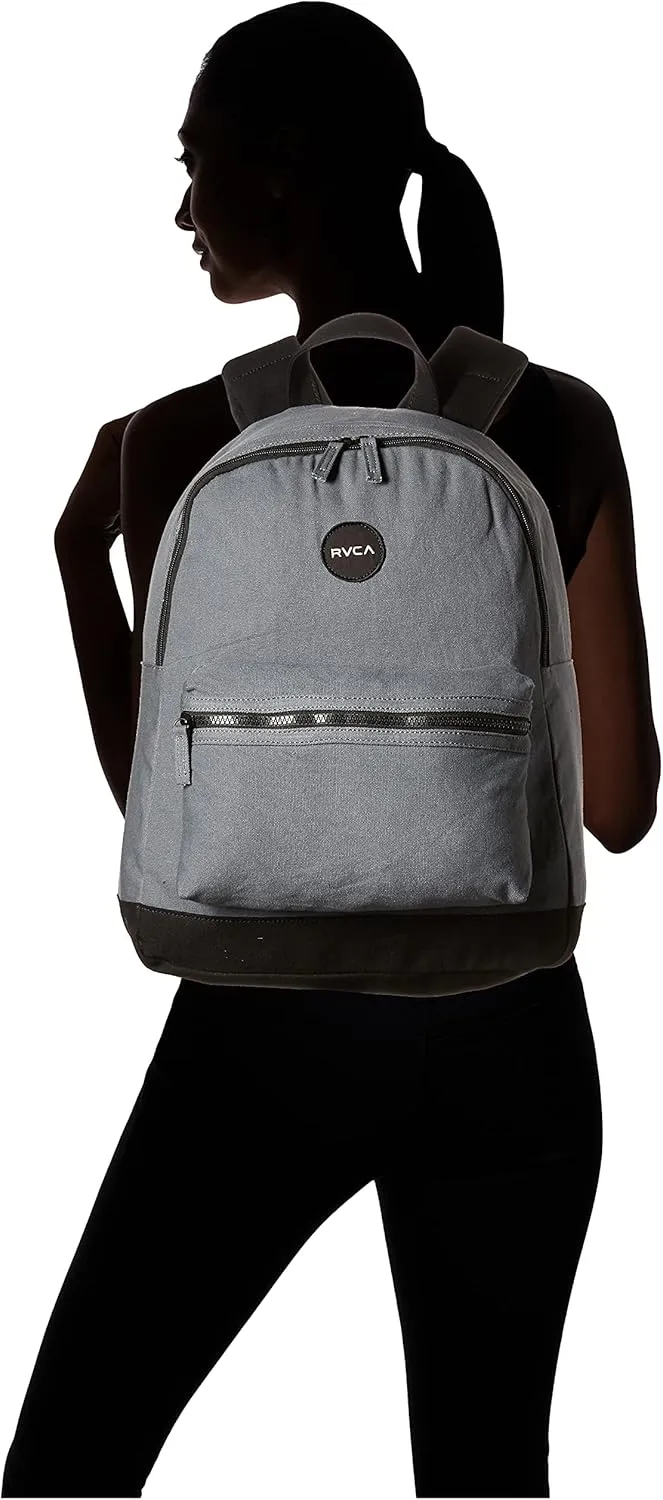 RVCA Women's Lukas Canvas Backpack, Stormy Blue, one Size