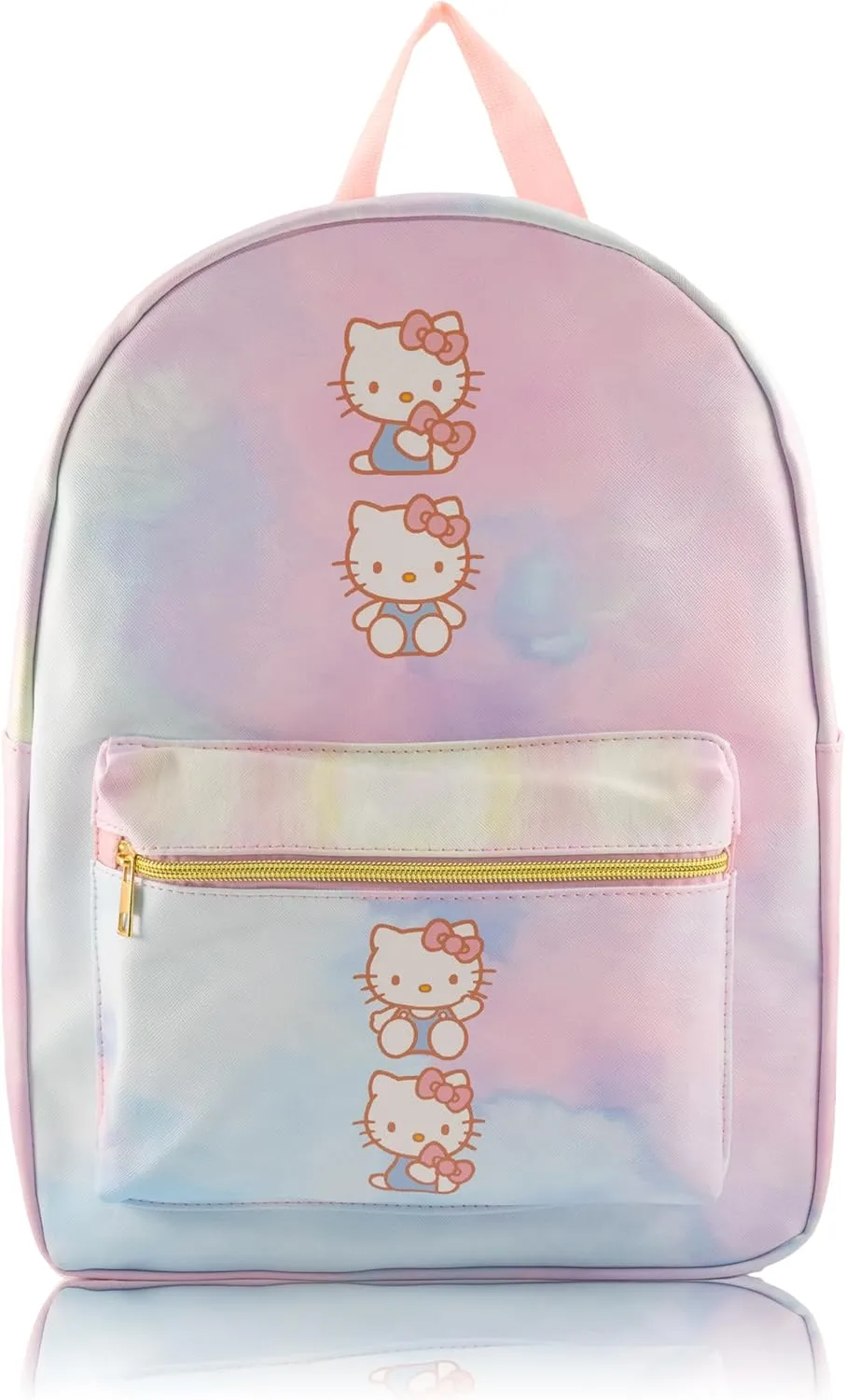 Sanrio Hello Kitty Backpack for Women, Men, Unisex | Cute PU Leather Large Backpack Purse Shoulder Purse | Hello Kitty Bag and Accessories