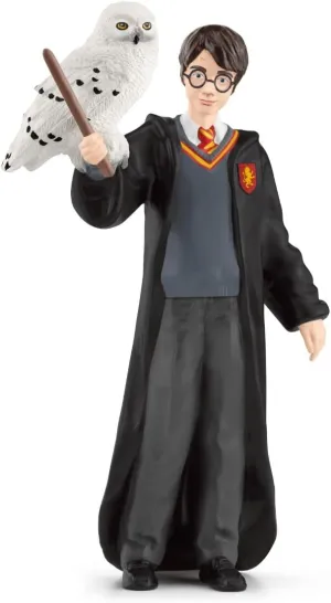 Schleich Wizarding World™ of Harry Potter 2-Piece Set with Harry Potter™ & Hedwig™ Collectible Figurines for Kids Ages 6 