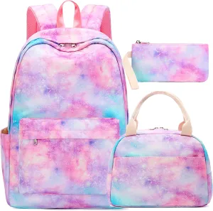 School Backpack for Teens Girls Backpack with Lunch Box Laptop Backpack for Girls Backpack for Middle School