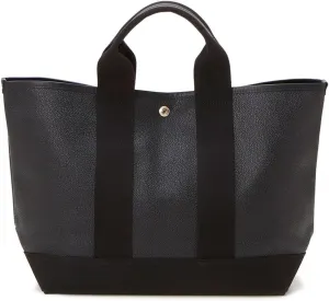 Scotch Grain Neo Leather Lightweight Large Capacity A4 Tote Bag, Made in Japan