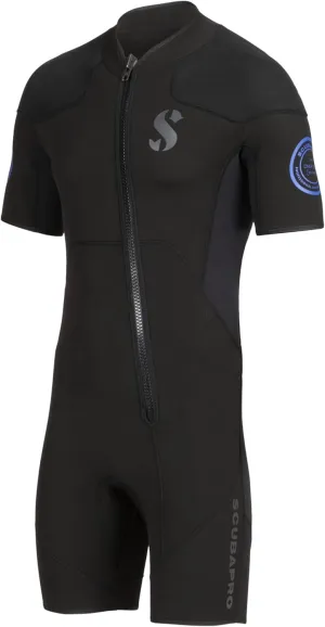 SCUBAPRO Oneflex Shorty Men's Diving Wetsuit, 2.5mm, Short Sleeve, X-Foam Neoprene, S