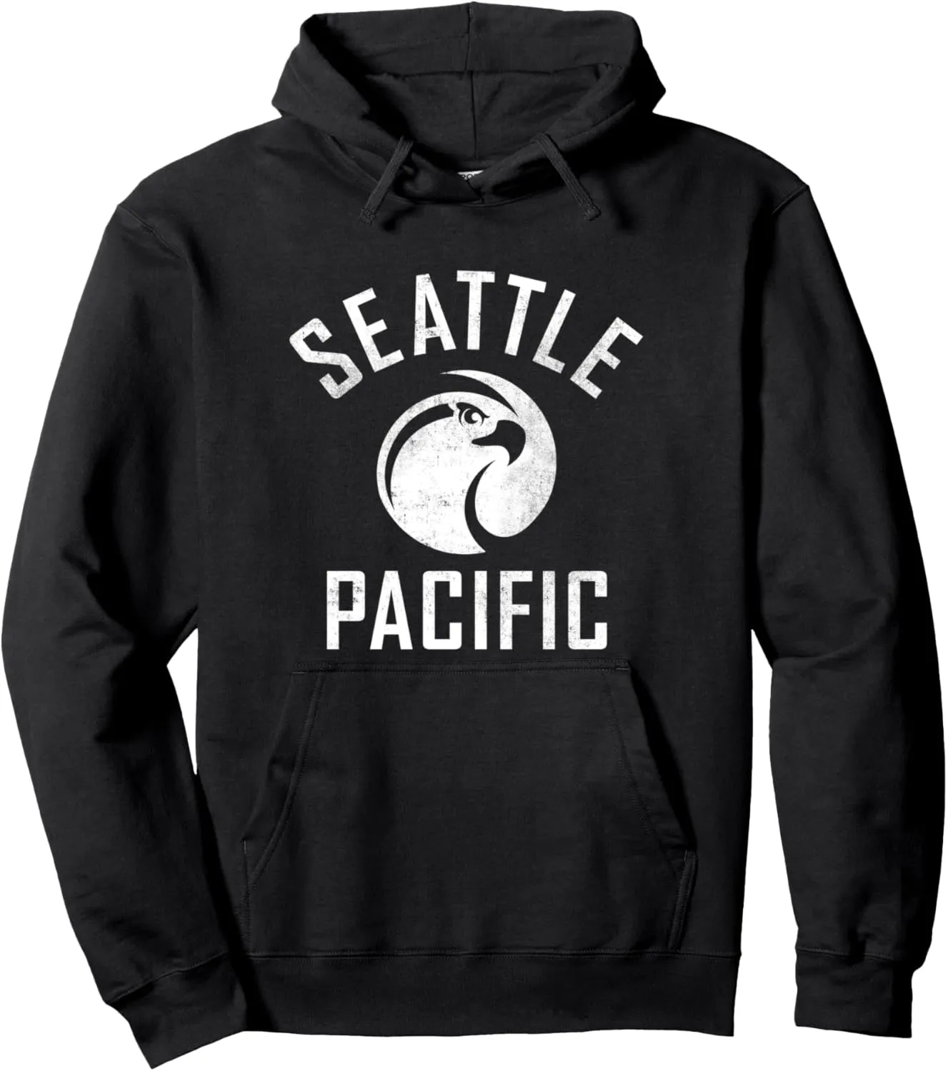 Seattle Pacific University SPU Falcons Large Pullover Hoodie