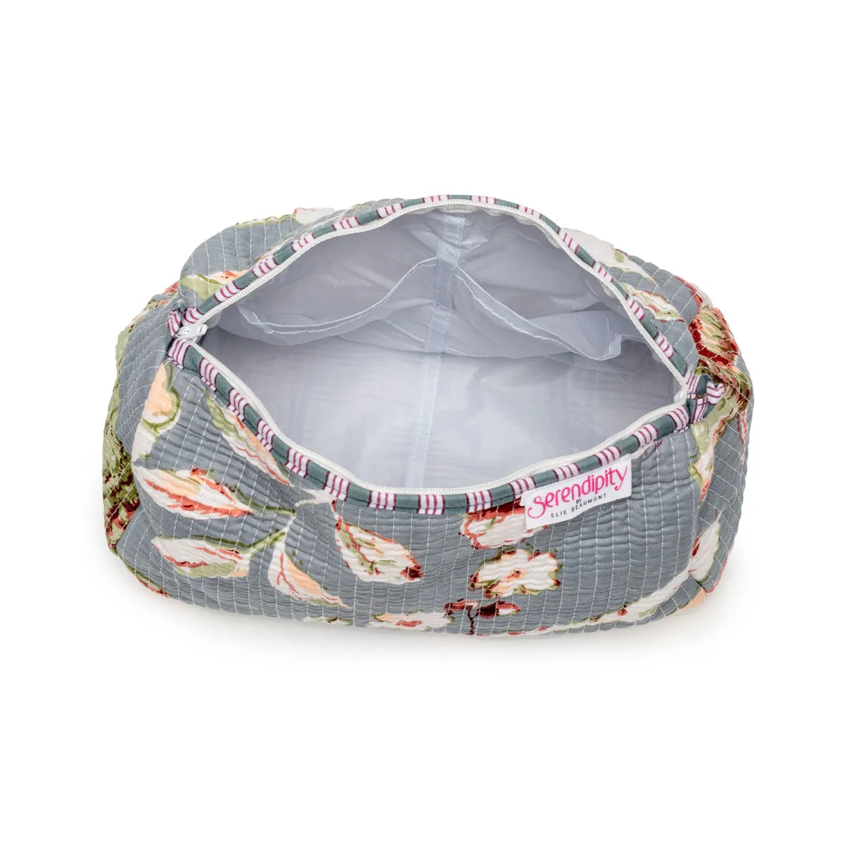Serendipity Cotton Cosmetic Bag Set - Grey Meadow