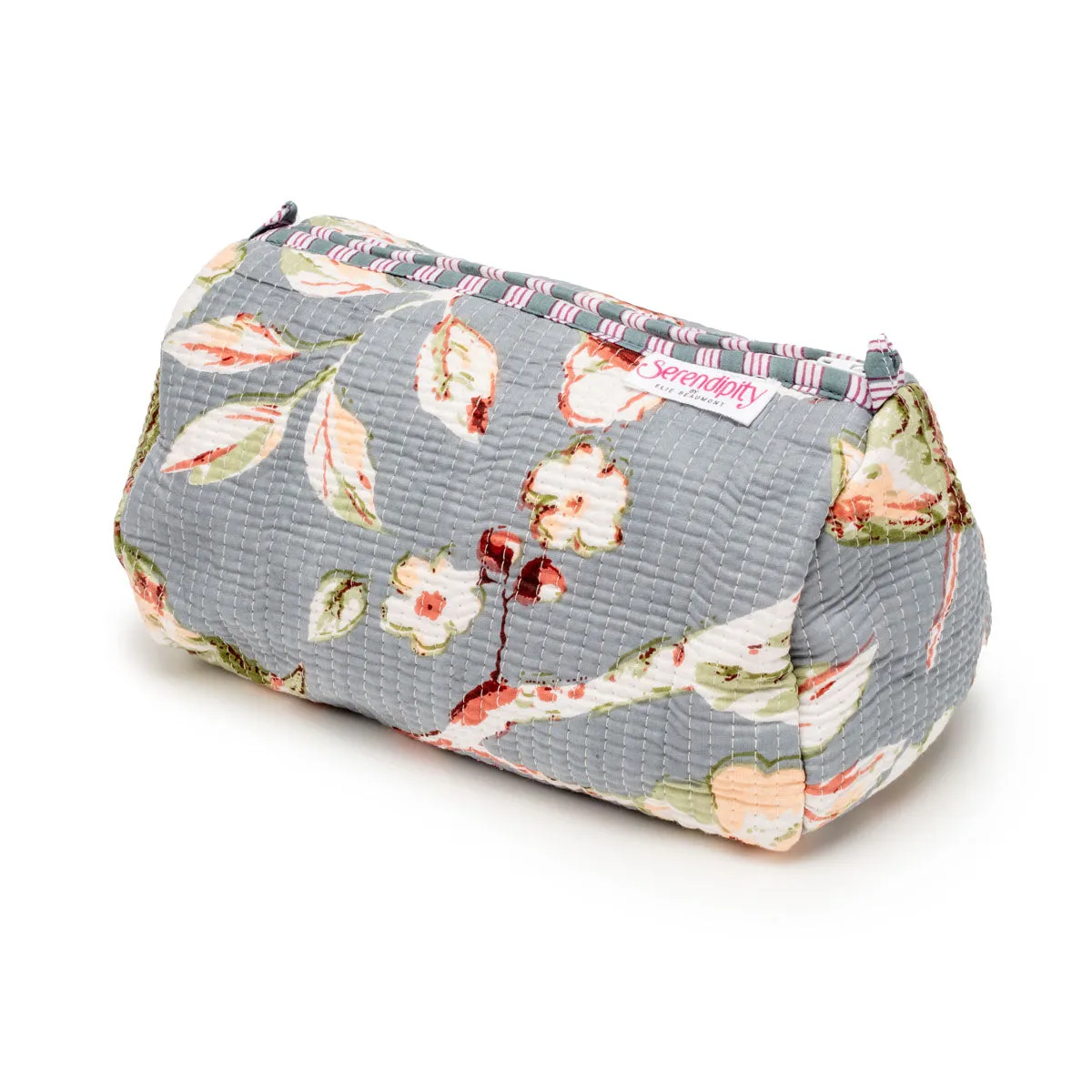 Serendipity Cotton Cosmetic Bag Set - Grey Meadow