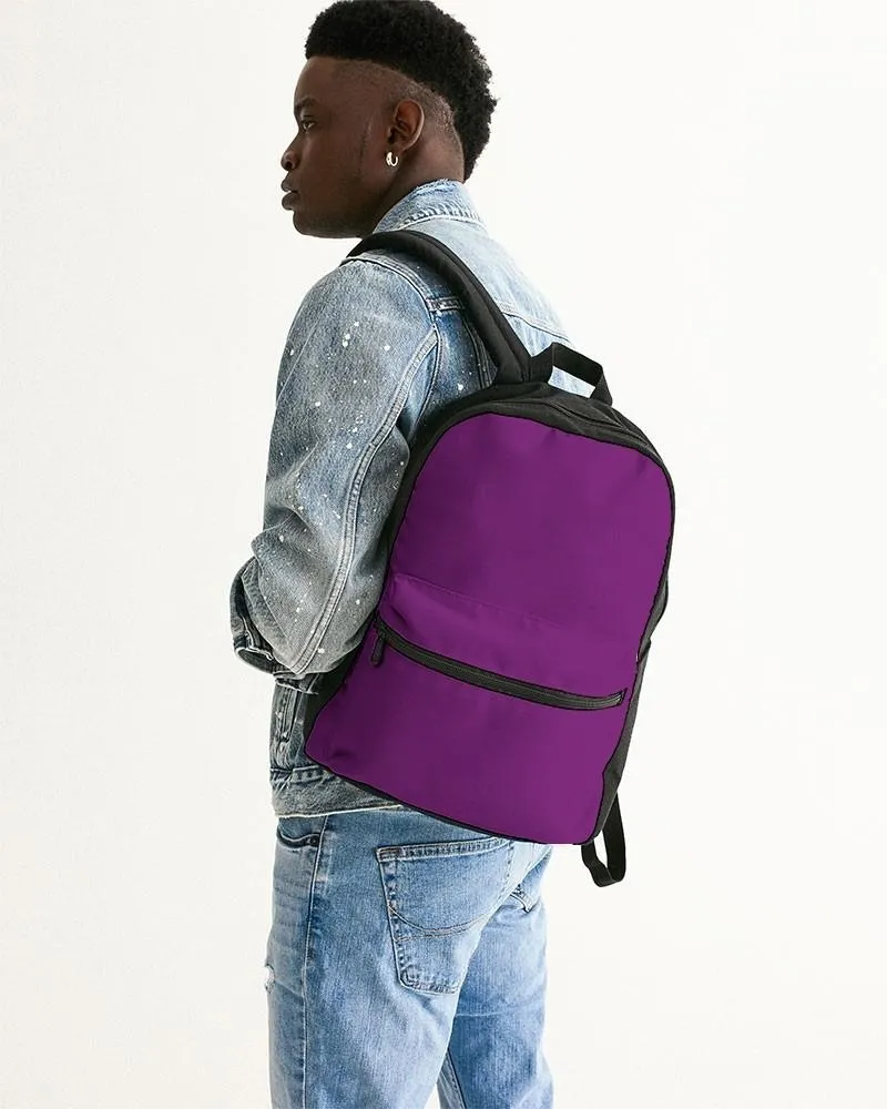Shaded Purple Canvas Backpack | C50M100Y0K30