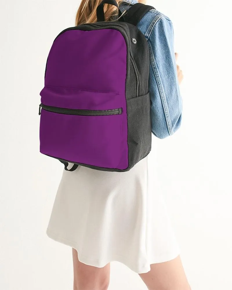 Shaded Purple Canvas Backpack | C50M100Y0K30