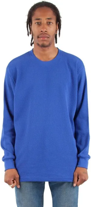 Shaka Wear Adult 8.9 oz., Thermal T-Shirt L ROYAL