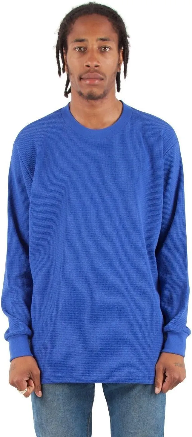 Shaka Wear Adult 8.9 oz., Thermal T-Shirt L ROYAL