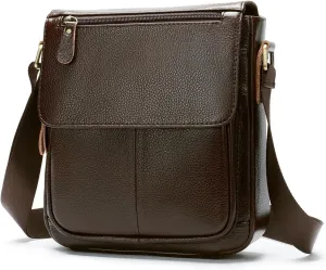 Shoulder Bag For Men Crossbody Top Layer Casual Bag Cover Type Shoulder Bag For Men