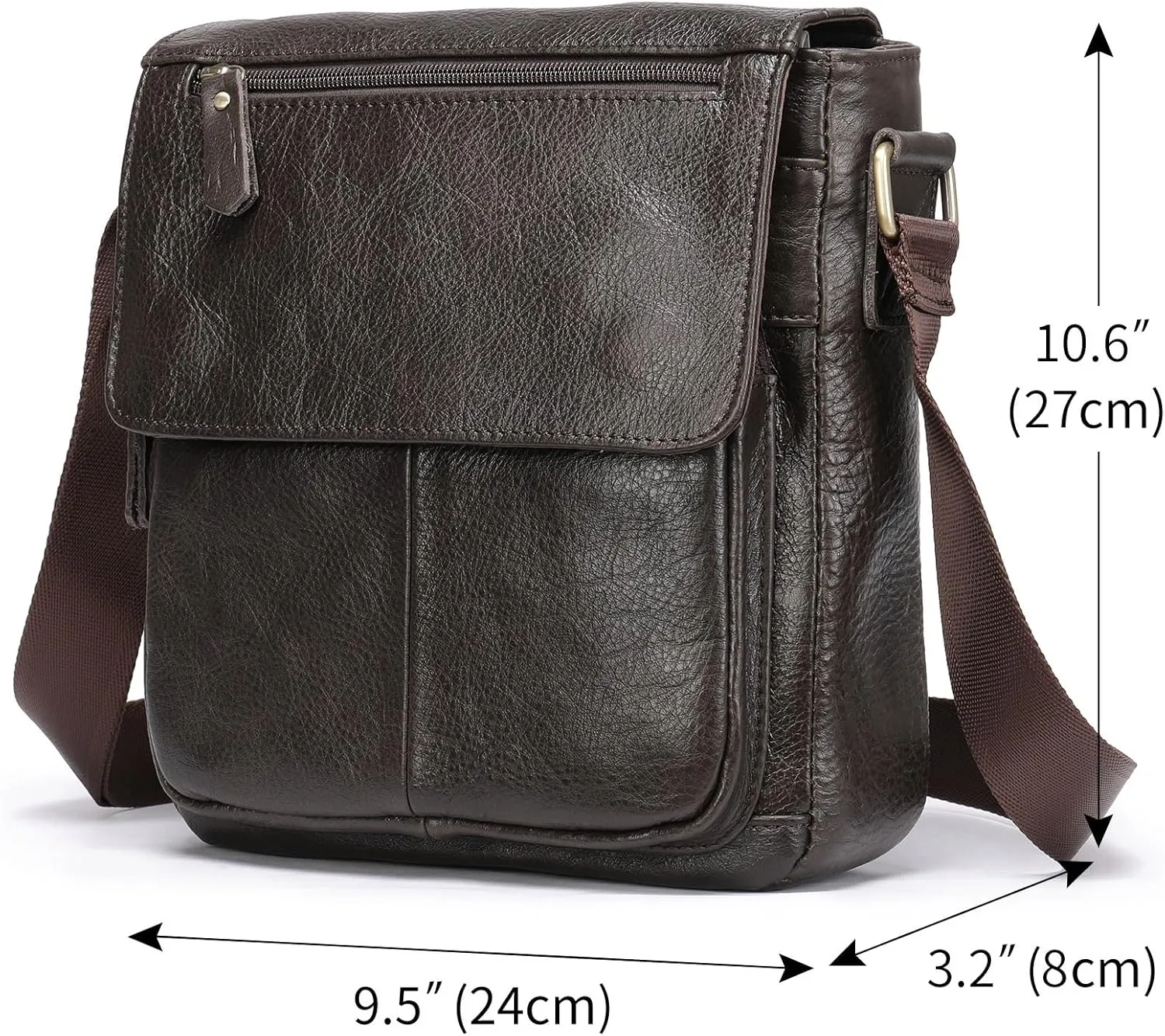 Shoulder Bag For Men Crossbody Top Layer Casual Bag Cover Type Shoulder Bag For Men