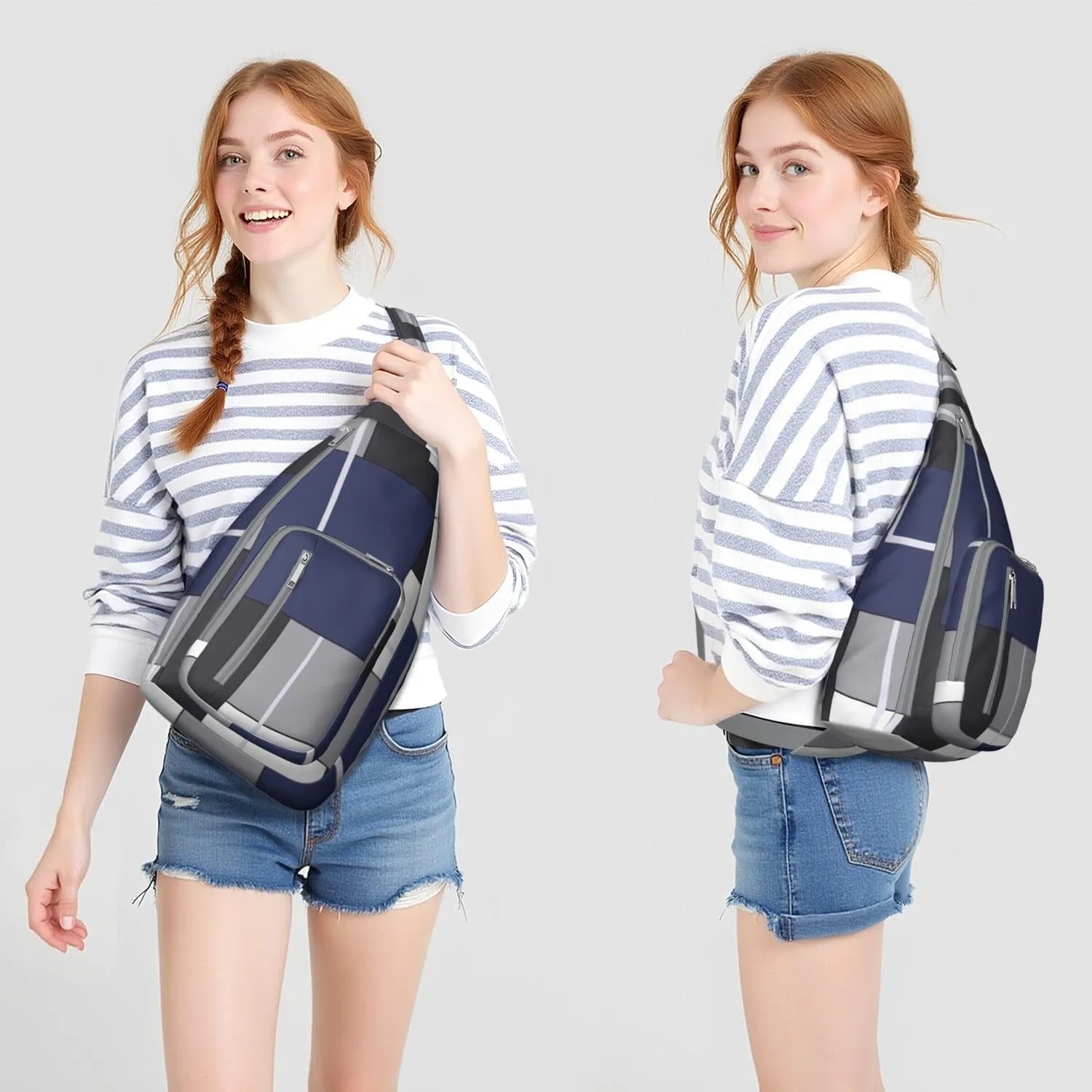 Shoulder Sling Crossbody Casual Chest Bag For Travel Sports Running,Backpack for Men & Women Lightweight Sports BagCrossbody Concealed Carry,Abstract Shoulder Bag Waterproof Chest Bag