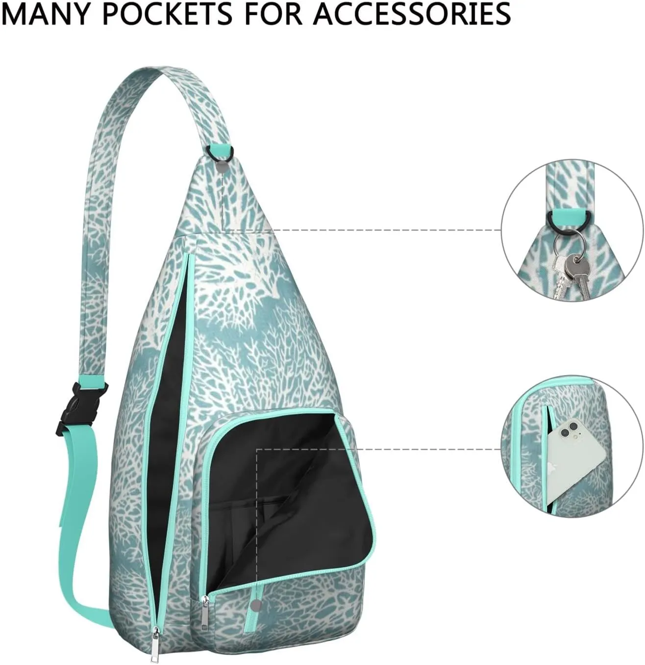 Shoulder Sling Crossbody Casual Chest Bag For Travel Sports Running,Backpack for Men & Women Lightweight Sports BagCrossbody Concealed Carry,Abstract Shoulder Bag Waterproof Chest Bag