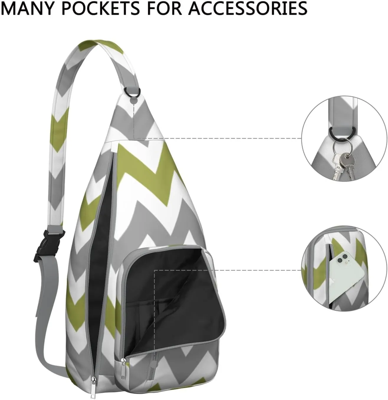 Shoulder Sling Crossbody Casual Chest Bag For Travel Sports Running,Backpack for Men & Women Lightweight Sports BagCrossbody Concealed Carry,Abstract Shoulder Bag Waterproof Chest Bag