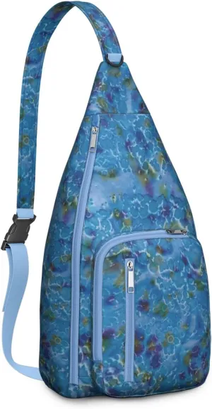 Shoulder Sling Crossbody Casual Chest Bag For Travel Sports Running,Backpack for Men & Women Lightweight Sports BagCrossbody Concealed Carry,Abstract Shoulder Bag Waterproof Chest Bag