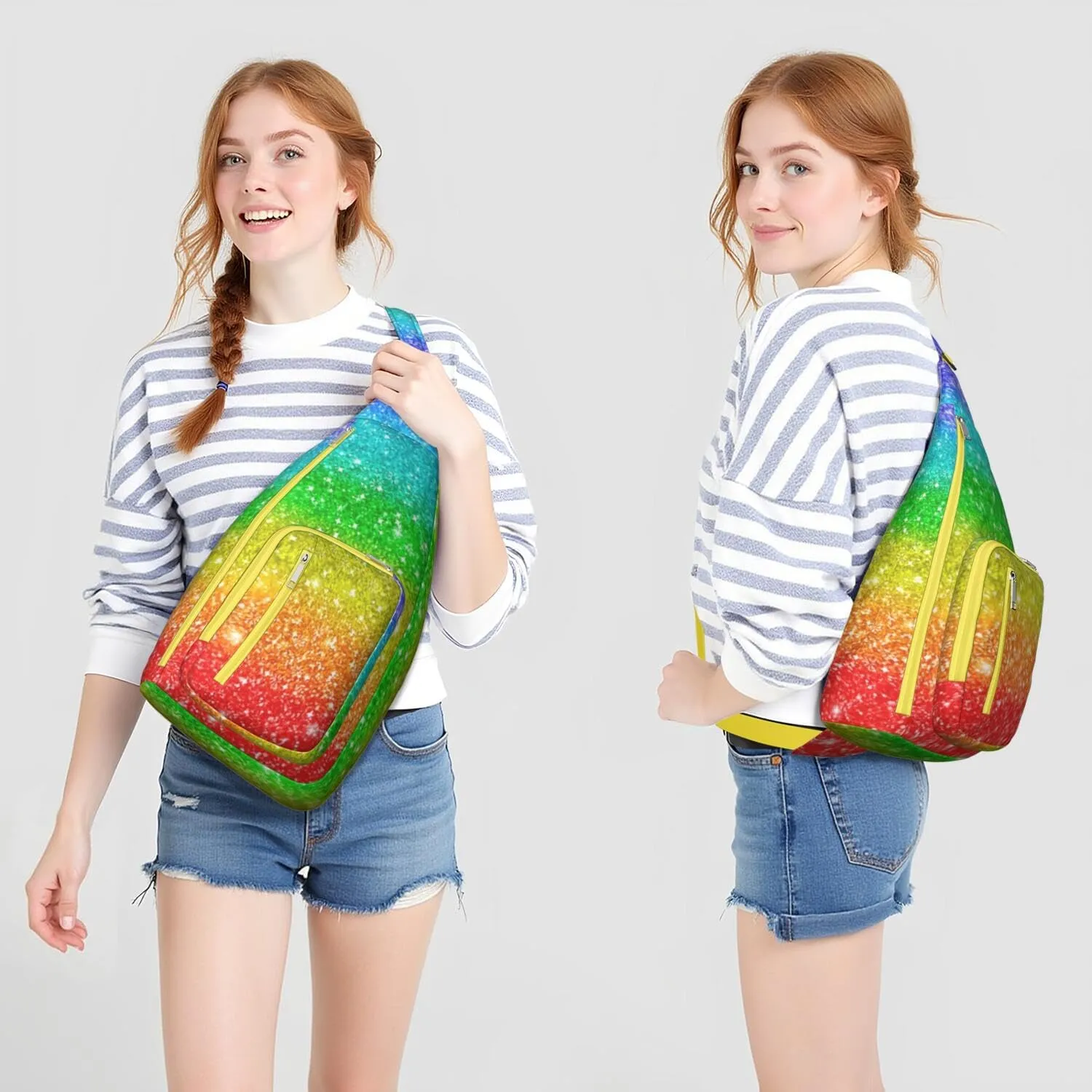 Shoulder Sling Crossbody Casual Chest Bag For Travel Sports Running,Backpack for Men & Women Lightweight Sports BagCrossbody Concealed Carry,Abstract Shoulder Bag Waterproof Chest Bag