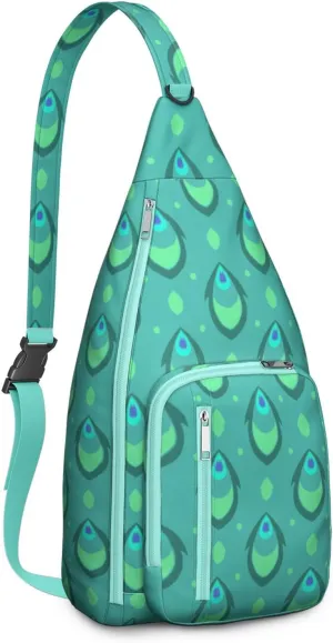 Shoulder Sling Crossbody Casual Chest Bag For Travel Sports Running,Backpack for Men & Women Lightweight Sports BagCrossbody Concealed Carry,Abstract Shoulder Bag Waterproof Chest Bag