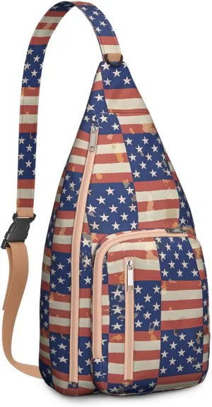 Shoulder Sling Crossbody Casual Chest Bag For Travel Sports Running,Backpack for Men & Women Lightweight Sports BagCrossbody Concealed Carry,Abstract Shoulder Bag Waterproof Chest Bag