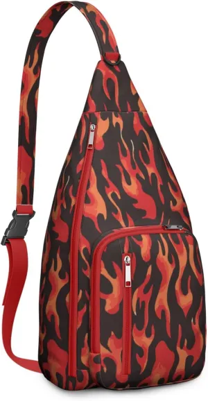 Shoulder Sling Crossbody Casual Chest Bag For Travel Sports Running,Backpack for Men & Women Lightweight Sports BagCrossbody Concealed Carry,Abstract Shoulder Bag Waterproof Chest Bag