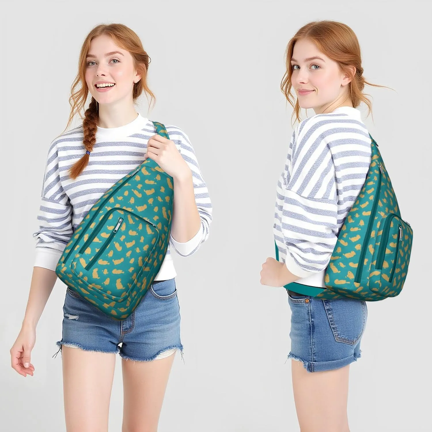 Shoulder Sling Crossbody Casual Chest Bag For Travel Sports Running,Backpack for Men & Women Lightweight Sports BagCrossbody Concealed Carry,Abstract Shoulder Bag Waterproof Chest Bag