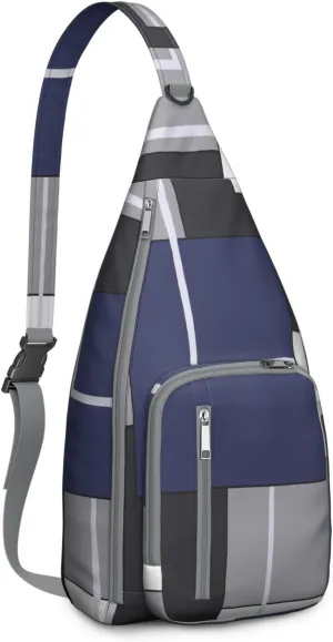 Shoulder Sling Crossbody Casual Chest Bag For Travel Sports Running,Backpack for Men & Women Lightweight Sports BagCrossbody Concealed Carry,Abstract Shoulder Bag Waterproof Chest Bag