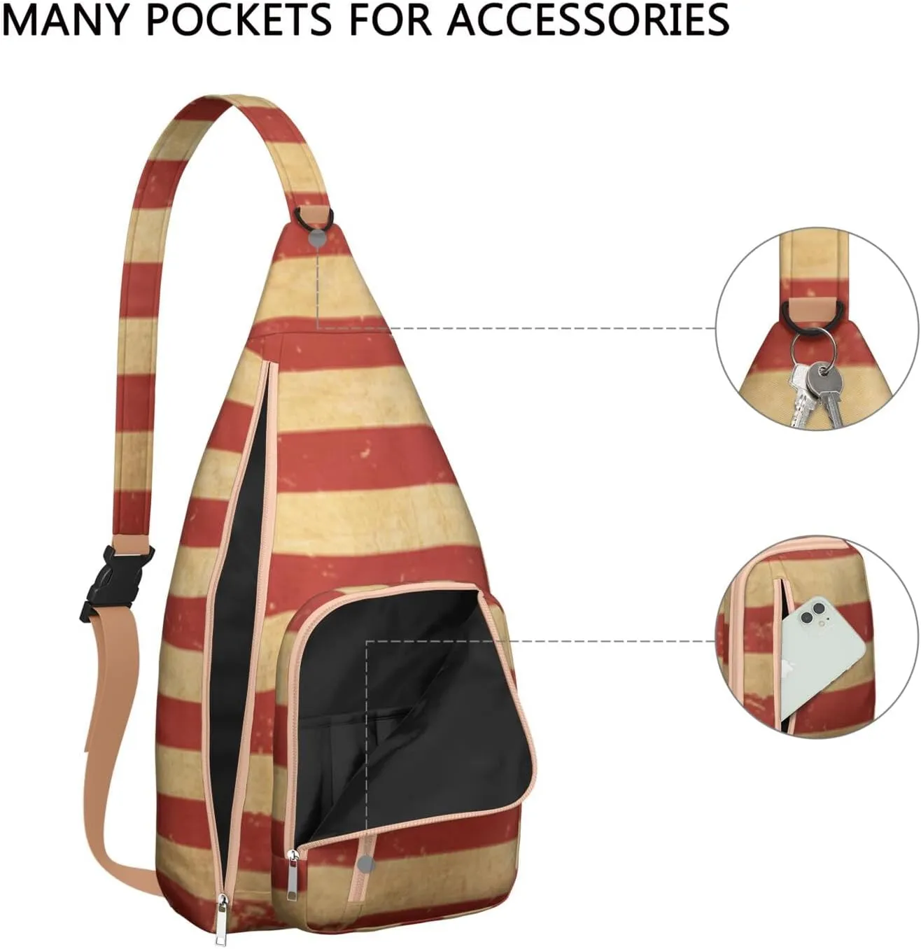 Shoulder Sling Crossbody Casual Chest Bag For Travel Sports Running,Backpack for Men & Women Lightweight Sports BagCrossbody Concealed Carry,Abstract Shoulder Bag Waterproof Chest Bag